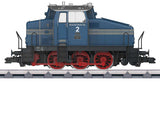 Henschel DH 500 Ca Diesel - Sound and DCC -- Henschel #2 (Era III 1962, blue, silver, black, red)-2