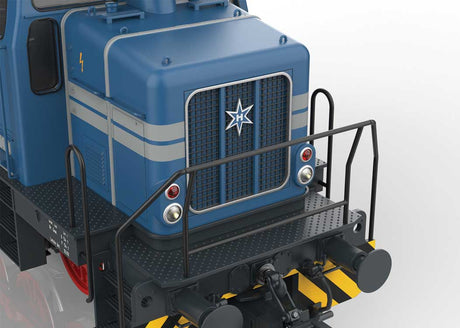 Henschel DH 500 Ca Diesel - Sound and DCC -- Henschel #2 (Era III 1962, blue, silver, black, red)-5
