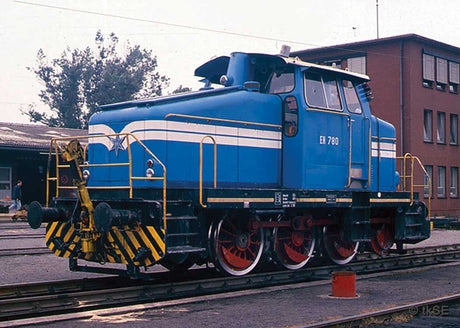 Henschel DH 500 Ca Diesel - Sound and DCC -- Eisenbahn und Hafen #780 (Era III 1962, blue, white, black, red)