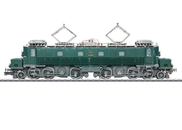 Class Ce 6/8 I Electric - Sound and DCC -- Swiss Federal Railways SBB #14201 (Era III 1950s, fir green, gray, "snow")-1
