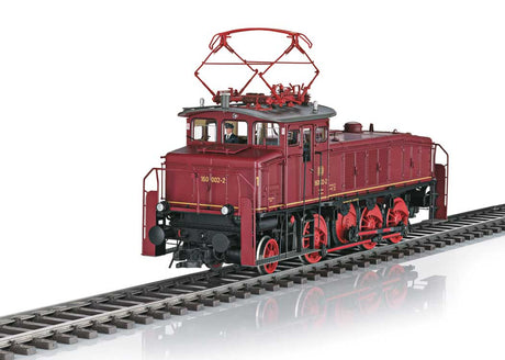 Class 160 Electric - Sound and DCC -- German Federal Railroad DB #160 002-2 (Era IV 1971, red, black, gray)-1