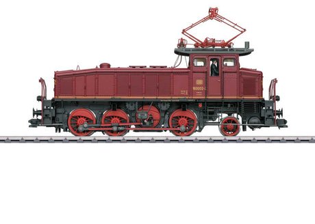 Class 160 Electric - Sound and DCC -- German Federal Railroad DB #160 002-2 (Era IV 1971, red, black, gray)-2