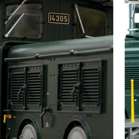 Class Ce 6/8 II Crocodile Electric - Sound and DCC-Digital -- Swiss Federal Railways SBB 14305 (Era VI, fir green, gray)