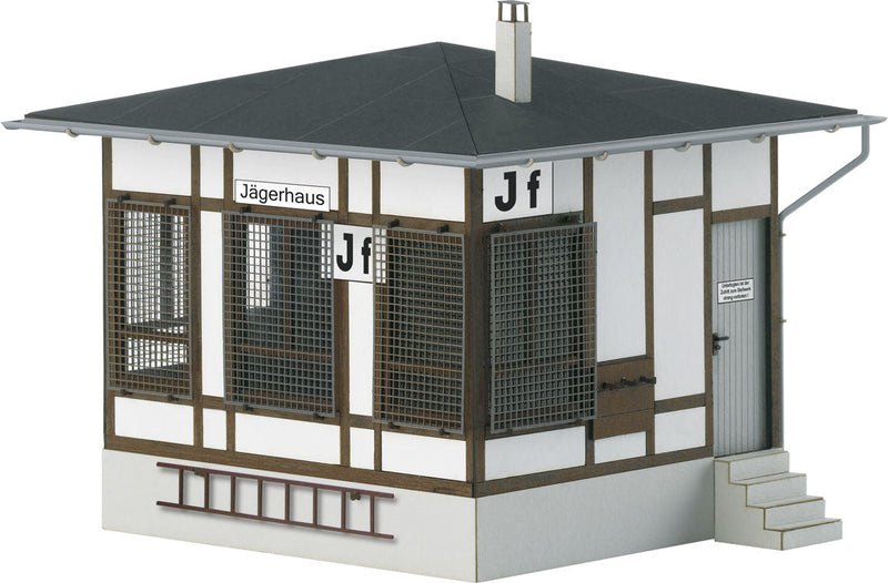 Jagerhaus Jf Signal Tower -- Laser-Cut Cardstock Kit - 6 x 5-1/2 x 5-1/4"  15 x 14 x 13.5cm-1