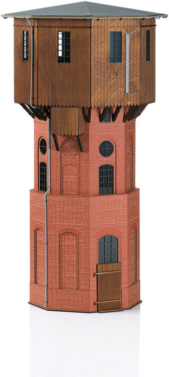 Prussian Standard Design Water Tower -- Laser-Cut Card Kit - 17-7/8 x 10 x 10"  45.4 x 22.4 x 22.4cm