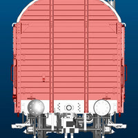 Type Gl 11 Dresden Boxcar No Handbrakes - Ready to Run -- German Federal Railroad DB (Era II)