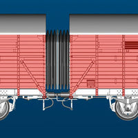 Type Gl 11 Dresden Boxcar No Handbrakes - Ready to Run -- German Federal Railroad DB (Era II)