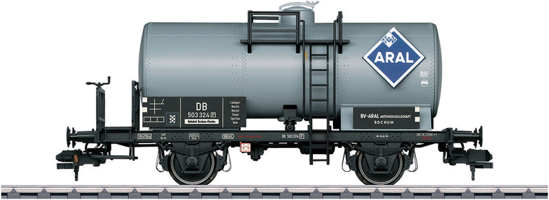 2-Axle Tank Car - Ready to Run -- Aral 503 324 P (Era III, gray, blue)