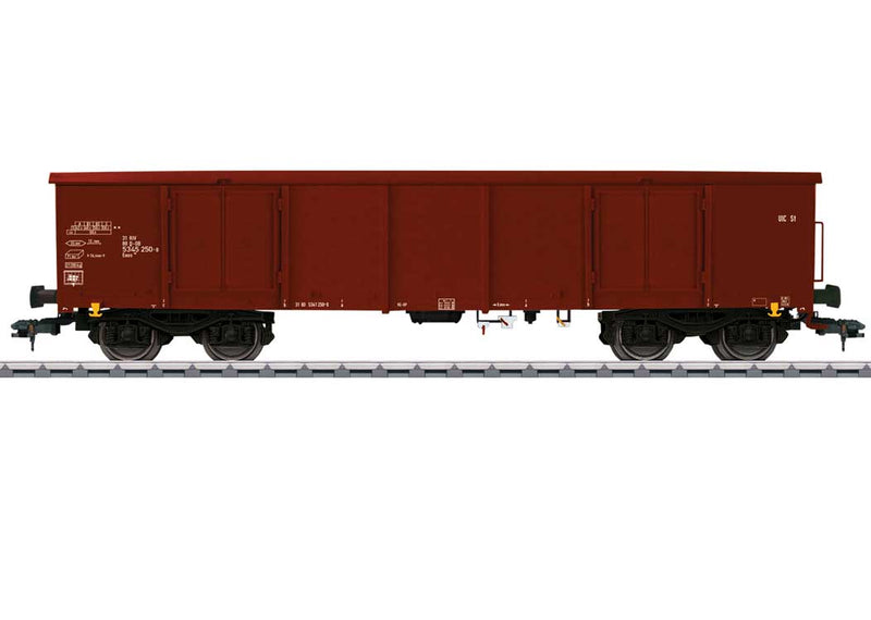 Type Eaos 106 High-Side Gondola - Ready to Run -- German Railroad DB AG 31 80 534 1 693-5 (Era VI, Boxcar Red)