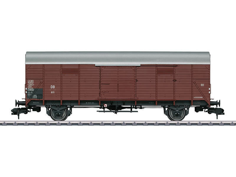 Type Gl 11 Dresden Wood Boxcar - Ready to Run -- German Federal Railroad DB #1 (Era III, Boxcar Red)