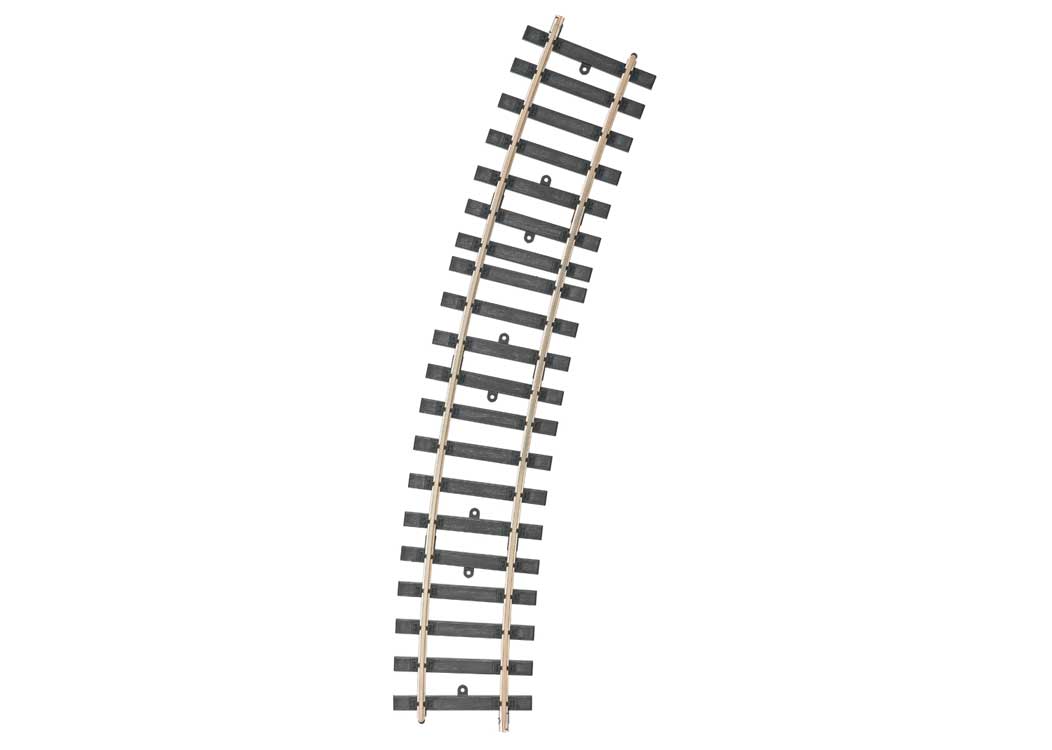 Curved Track -- 40-3/16"  102cm Radius, 22.5 Degrees (16 Sections Needed for a Circle)