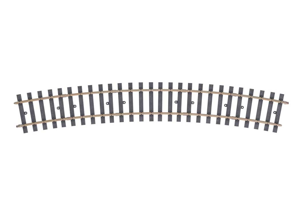 Curved Track -- 22.5 Degrees 1,394mm 54-7/8" Radius