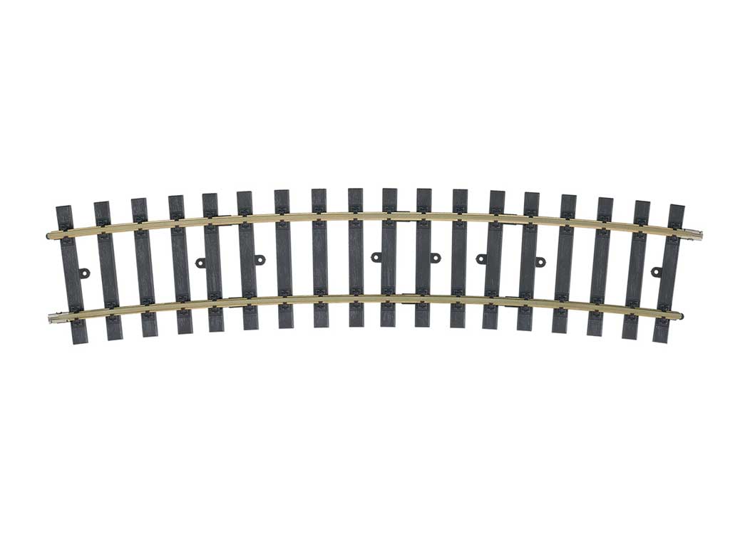 Curved Track -- 15 Degrees 1,394mm 54-7/8" Radius