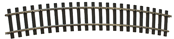 Curved Track -- 46-1/4"  117.6cm Radius