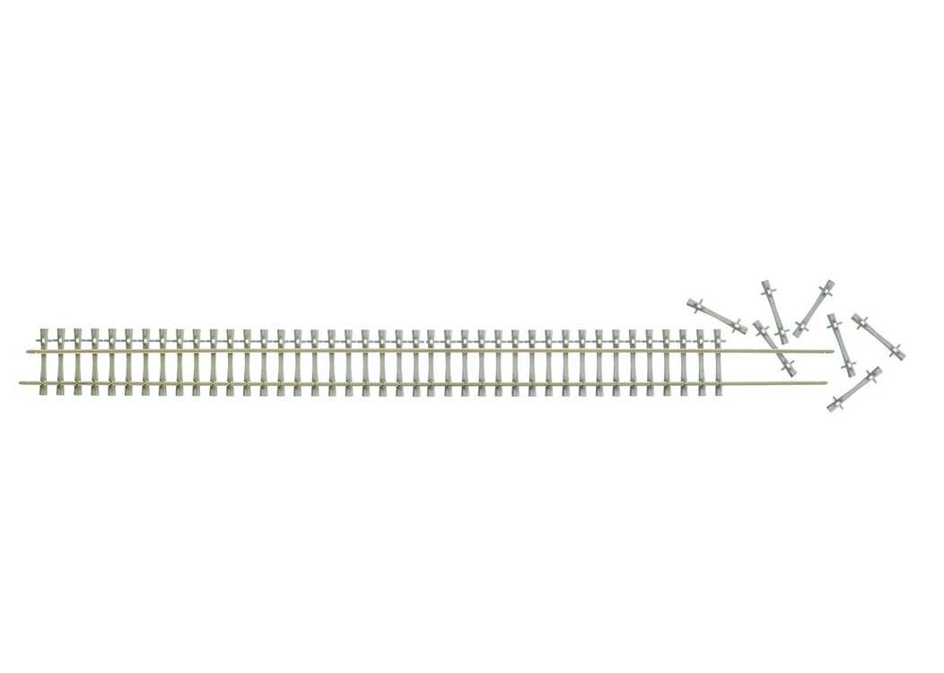 Concrete Tie Track Kit -- Includes 2 35-7/16"  90cm Rails, 48 Ties, 6 Joiners (H1027-2)