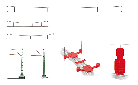 Marklin HO Catenary -- Basic Catenary Assortment Set