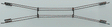 Marklin HO Catenary -- Catenary Wire for Crossings   5-1/2" Length