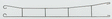 Marklin HO Catenary -- Catenary Transition Piece  Length 5-9/16"   Pkg(3)