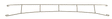 Marklin HO Catenary -- Catenary Wire  Length: 6-13/16" (For C,M Track)  Pkg(5)