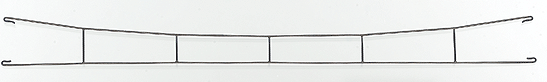 Marklin HO Catenary -- Catenary Wire   Length: 8-15/16"   (For C Track)  Pkg(5)