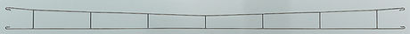 Marklin HO Catenary -- Catenary Wire   Length: 14-3/16"  (For Straight Track)  Pkg(5)