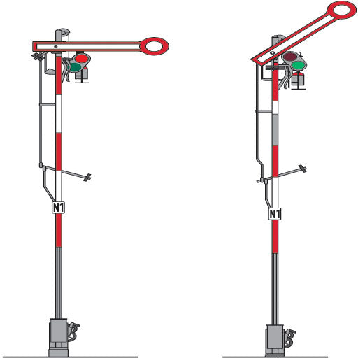 Home Signal w/Narrow Mast-3