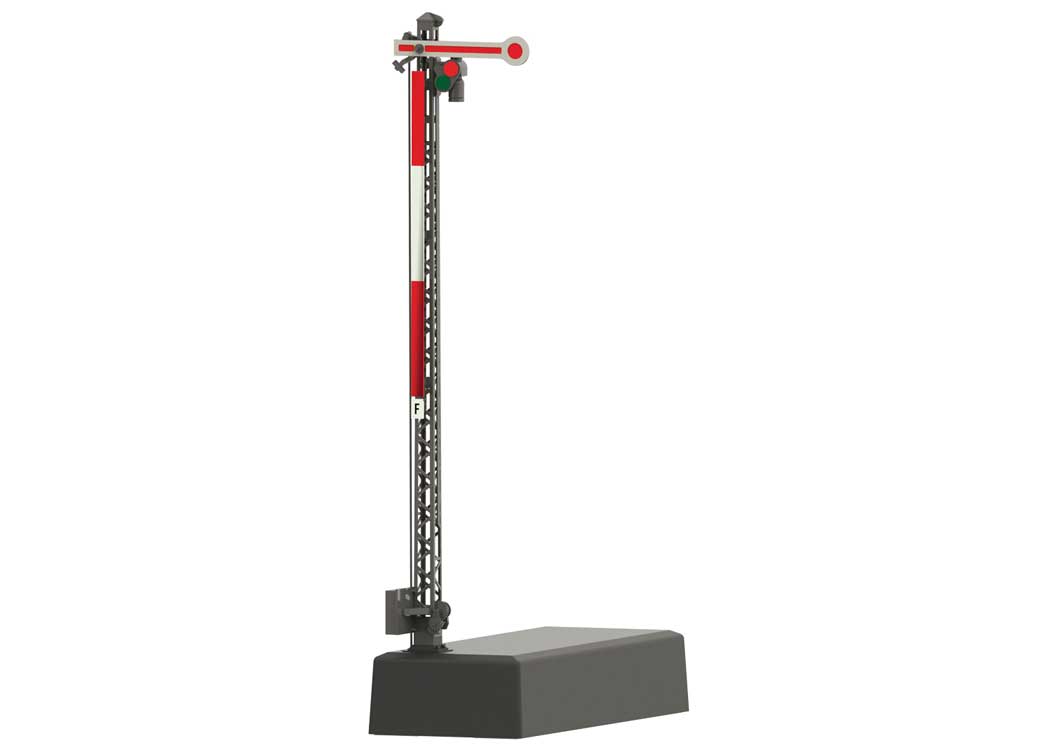 Home Signal w/Lattice Mast Version 1 -- Hp 0/Hp 1 Aspects