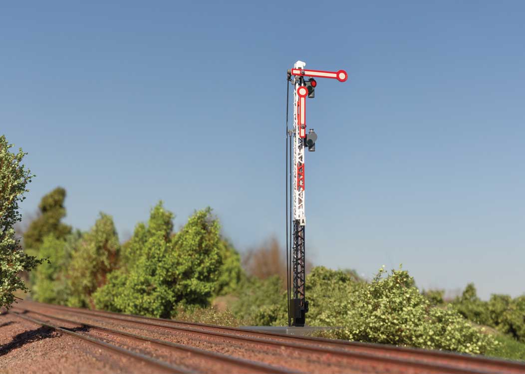 Home Signal w/Lattice Mast Version 2 -- Hp 0/Hp 1/Hp 2 Aspects-2