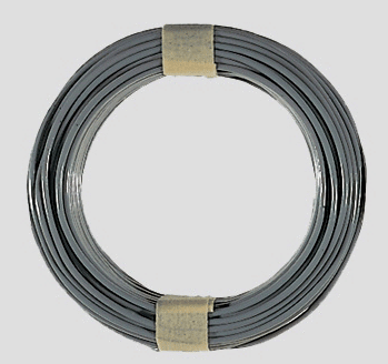 Single-Conductor Wire - 33'  10.1m -- Gray
