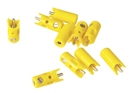 New Style Plugs pkg(10) -- Yellow