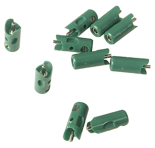 New Style Plugs pkg(10) -- Green