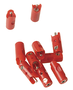 New Style Plugs pkg(10) -- Red