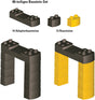 Building Block Set for Elevated Railroad Grades - My World -- Kit - Compatible with Several Brands of Plastic Building Blocks