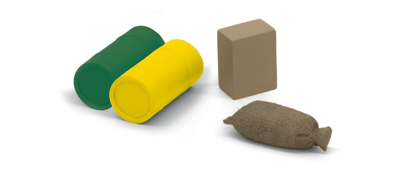 Freight Car Load Set - My World -- Includes Barrels, Packages & Sacks-1
