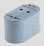 Bridge Pillar pkg(2) -- 1-3/16"  3cm
