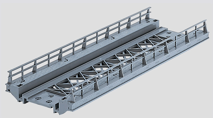 K/M Bridge Ramp -- Stright - 7-1/8"  18.1cm
