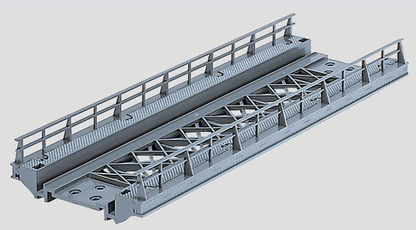 K/M Bridge Ramp -- Stright - 7-1/8"  18.1cm