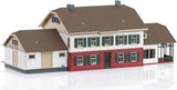 Himmelreich Train Station -- Laser-Cut Card Kit - 5-3/4 x 15-1/8 x 5-1/4"  38.4 x 14.7 x 13.4cm-2