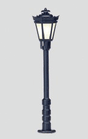 Park Light -- Black, Height 2-7/32" (56mm)
