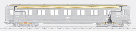 LIGHTING KIT F/SKIRTED CARS -- For 43200/01