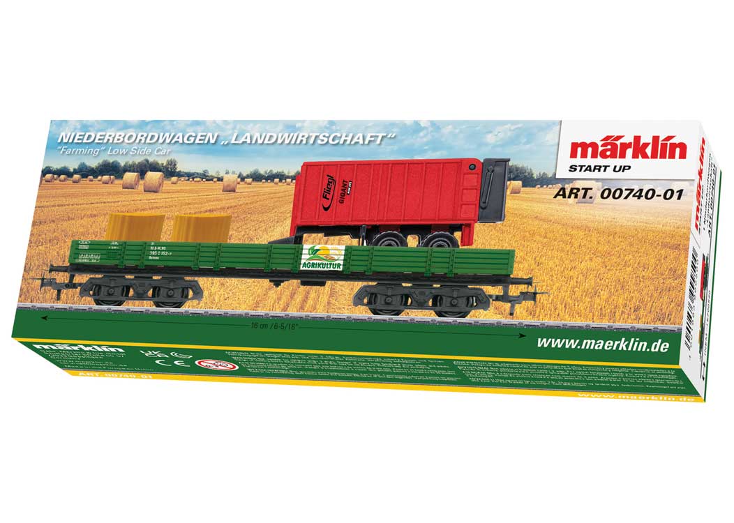 These Worlds Freight 12-Car Set - 3-Rail - Ready to Run - Start-Up -- 4 Each of Gondolas w/Different Loads-5