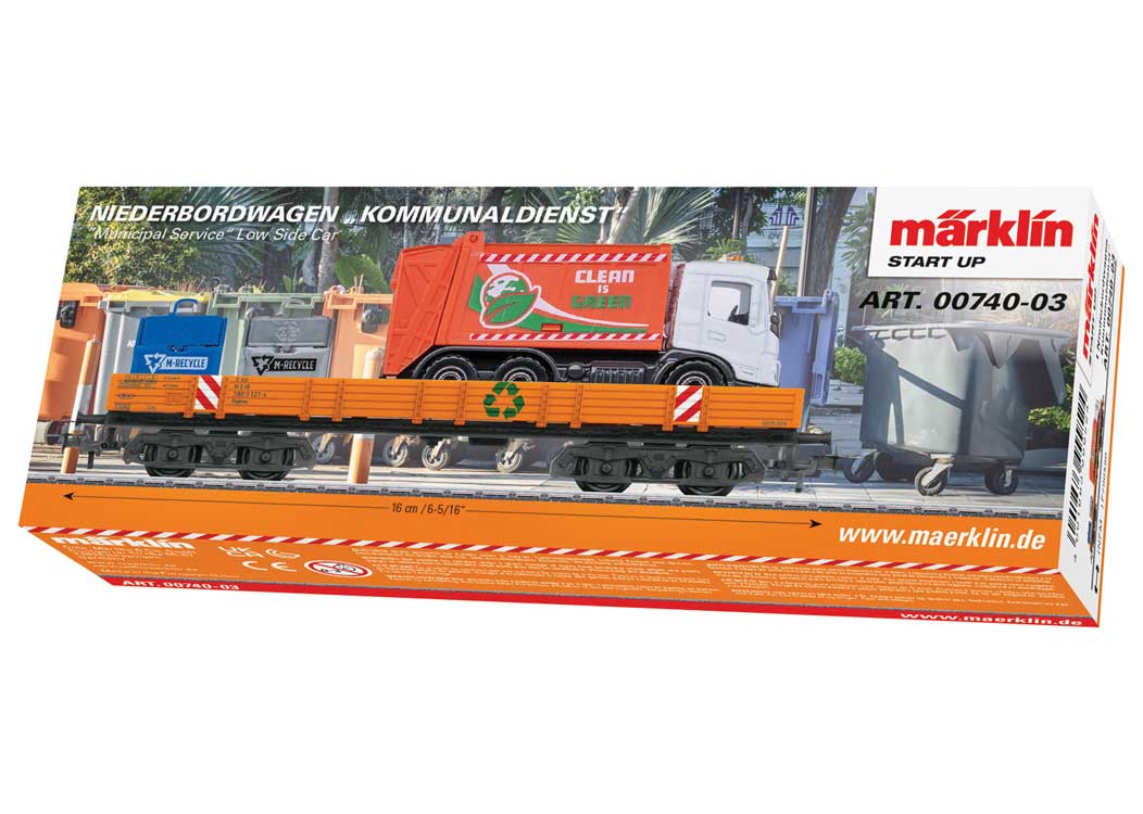 These Worlds Freight 12-Car Set - 3-Rail - Ready to Run - Start-Up -- 4 Each of Gondolas w/Different Loads-7