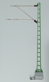 Marklin HO Catenary -- Bridge Mast pkg(5) Height: 3-15/16"  10cm