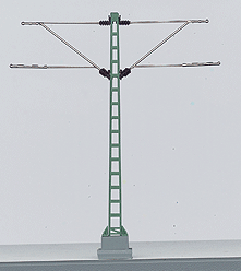 Marklin HO Catenary -- Center Mast  Height: 3-15/16"