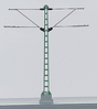 Marklin HO Catenary -- Center Mast  Height: 3-15/16"
