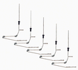 Marklin HO Catenary -- Catenary Cross Span Kit