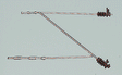 Marklin HO Catenary -- Single Outrigger Arm  Pkg(5)