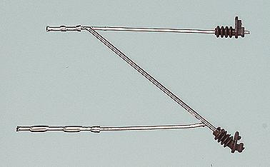 Marklin HO Catenary -- Single Outrigger Arm  Pkg(5)