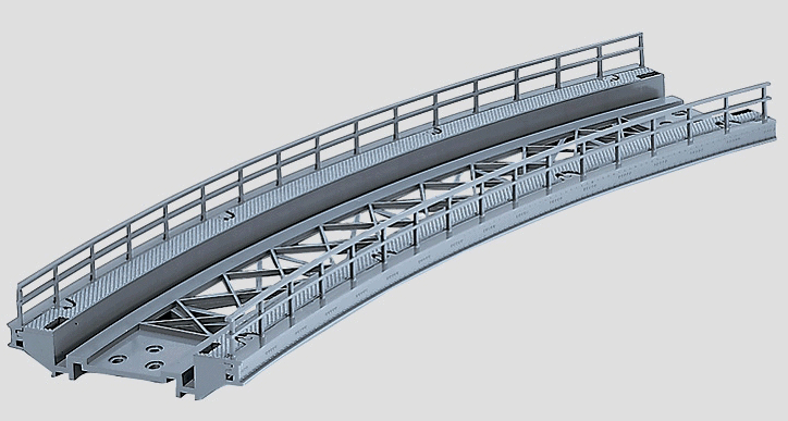 K Track Accessories -- Bridge Ramp 16-3/4" 42.5cm Radius