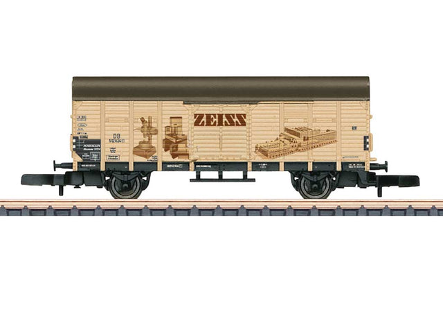 Type Gl 11 Wood Boxcar - Ready to Run -- Carl Zeiss (2024 Museum Car, Era III, beige, gray)